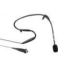 Electret headband microphone for fitness and aerobics