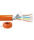 Cat. 7 A inštalačný kábel, viacnásobné tienenie, S/FTP, 100m