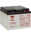 Rechargeable lead-acid battery, 12 V, 24 Ah, VRLA