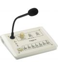  PA zónový paging pultový mikrofón