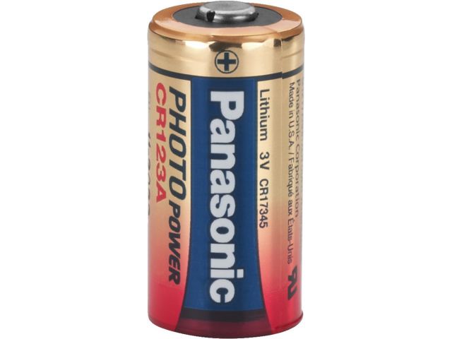 Panasonic CR-123 Lítiová batéria, foto